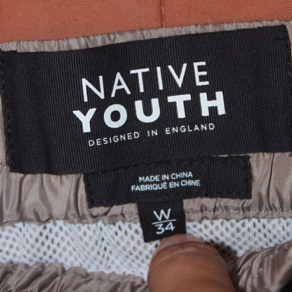 NWOT Native Youth Front Pocket Shorts Men Size 34 - Picture 15 of 16